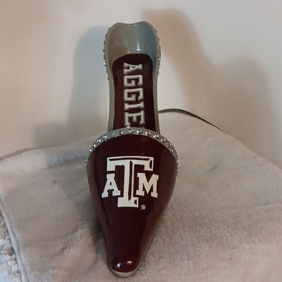 Texas A&M Maroon Stiletto Shoe Bottle Holder - Picture 4 of 5